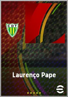Laurenço Pape eFootball 2026 player card, 57 OVR LMF