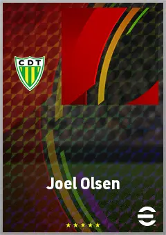 Joel Olsen eFootball 2026 player card, 56 OVR CF