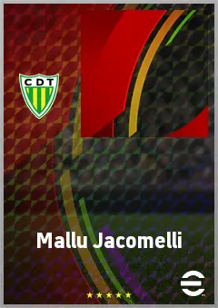 Mallu Jacomelli eFootball 2026 player card, 56 OVR RB