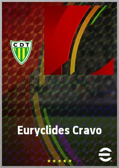 Euryclides Cravo eFootball 2026 player card, 57 OVR RMF