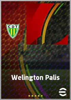 Welington Palis eFootball 2026 player card, 57 OVR LMF