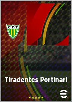 Tiradentes Portinari eFootball 2026 player card, 55 OVR RWF