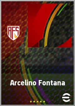 Arcelino Fontana eFootball 2026 player card, 57 OVR AMF