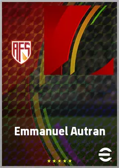 Emmanuel Autran eFootball 2026 player card, 56 OVR RB