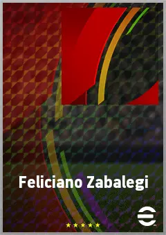 Feliciano Zabalegi eFootball 2026 player card, 54 OVR CB