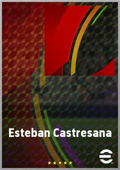 Esteban Castresana eFootball 2026 player card, 60 OVR DMF