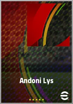 Andoni Lys eFootball 2026 player card, 54 OVR GK