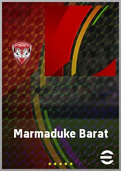 Marmaduke Barat eFootball 2026 player card, 60 OVR DMF