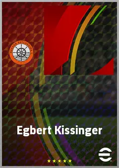 Egbert Kissinger eFootball 2026 player card, 54 OVR CB