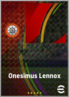Onesimus Lennox eFootball 2026 player card, 55 OVR LB