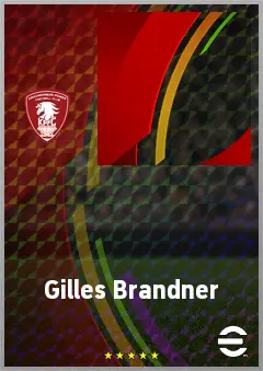 Gilles Brandner eFootball 2026 player card, 56 OVR CF