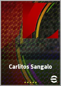 Carlitos Sangalo eFootball 2026 player card, 72 OVR LB