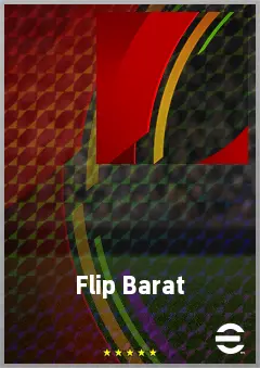 Flip Barat eFootball 2026 player card, 74 OVR CF