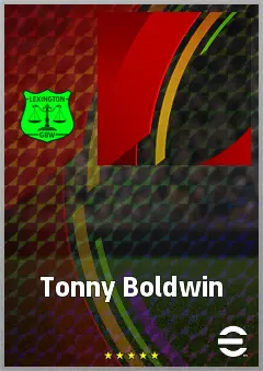 Tonny Boldwin eFootball 2026 player card, 71 OVR DMF