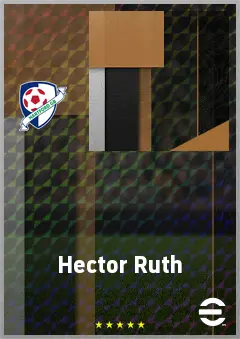 Hector Ruth eFootball 2026 player card, 67 OVR RB