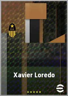 Xavier Loredo eFootball 2026 player card, 69 OVR RMF