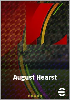 August Hearst eFootball 2026 player card, 71 OVR CMF