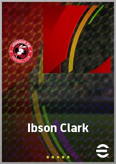 Ibson Clark eFootball 2026 player card, 67 OVR CF