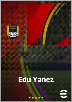 Edu Yañez eFootball 2026 player card, 67 OVR LMF