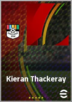 Kieran Thackeray eFootball 2026 player card, 67 OVR CB