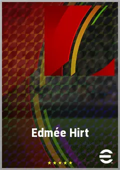 Edmée Hirt eFootball 2026 player card, 73 OVR DMF