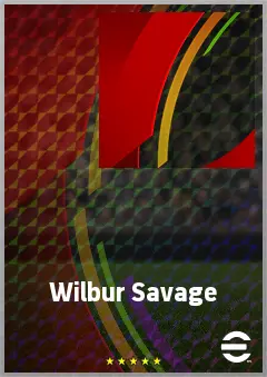 Wilbur Savage eFootball 2026 player card, 68 OVR LB