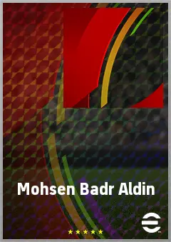 Mohsen Badr Aldin eFootball 2026 player card, 67 OVR DMF
