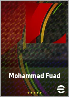 Mohammad Fuad eFootball 2026 player card, 68 OVR LWF