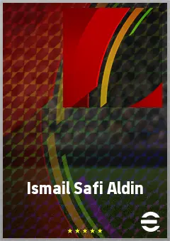 Ismail Safi Aldin eFootball 2026 player card, 66 OVR RWF