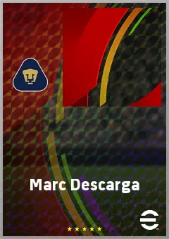 Marc Descarga eFootball 2026 player card, 72 OVR CMF