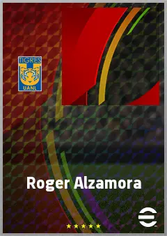 Roger Alzamora eFootball 2026 player card, 71 OVR RB