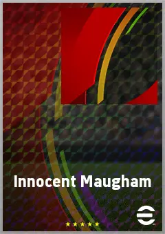 Innocent Maugham eFootball 2026 player card, 66 OVR DMF