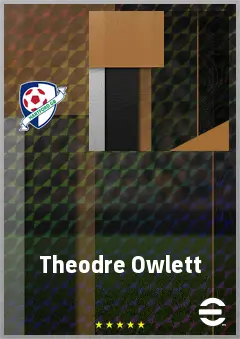 Theodre Owlett eFootball 2026 player card, 70 OVR LB