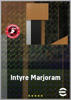 Intyre Marjoram eFootball 2026 player card, 70 OVR DMF