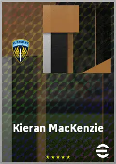 Kieran MacKenzie eFootball 2026 player card, 70 OVR CMF
