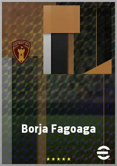 Borja Fagoaga eFootball 2026 player card, 66 OVR GK