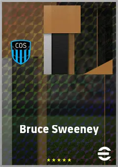Bruce Sweeney eFootball 2026 player card, 70 OVR CB