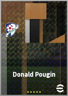 Donald Pougin eFootball 2026 player card, 68 OVR CMF
