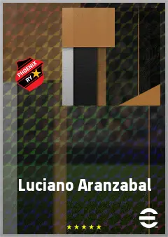 Luciano Aranzabal eFootball 2026 player card, 64 OVR LB