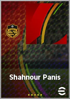 Shahnour Panis eFootball 2026 player card, 70 OVR CF