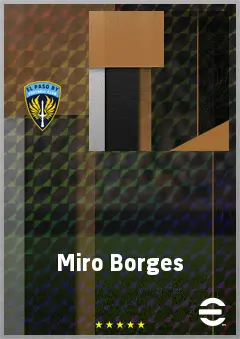 Miro Borges eFootball 2026 player card, 70 OVR LB