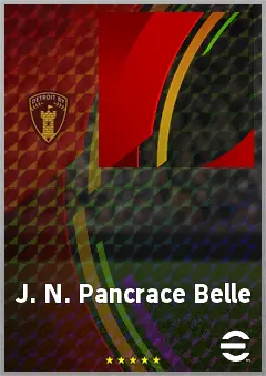 J. N. Pancrace Belle eFootball 2026 player card, 68 OVR CF