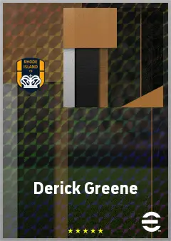 Derick Greene eFootball 2026 player card, 69 OVR CF