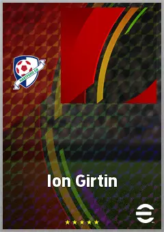 Ion Girtin eFootball 2026 player card, 69 OVR CB