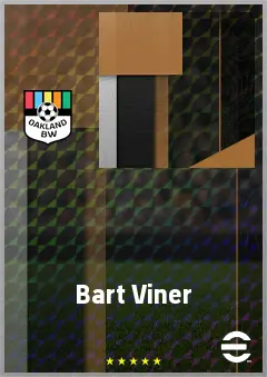 Bart Viner eFootball 2026 player card, 70 OVR CB