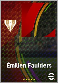 Émilien Faulders eFootball 2026 player card, 69 OVR CF