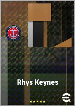 Rhys Keynes eFootball 2026 player card, 70 OVR DMF
