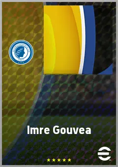 Imre Gouvea eFootball 2026 player card, 57 OVR LMF
