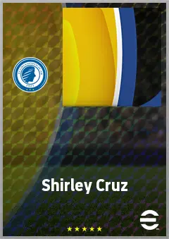 Shirley Cruz eFootball 2026 player card, 55 OVR GK