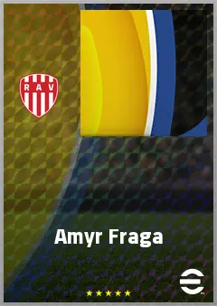 Amyr Fraga eFootball 2026 player card, 57 OVR LMF
